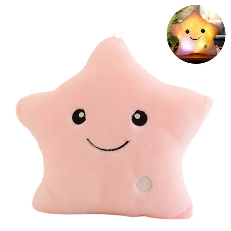 StarSnuggle™ – Lichtgevend LED Sterkussen – Magisch Nachtlamp Knuffelkussen