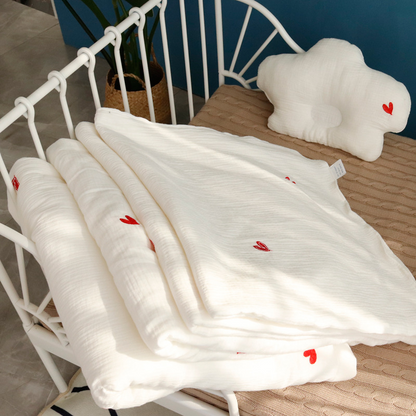 SnuggleDry™ – Zacht Musselin Baby Badhanddoek – Comfortabele Droogdoek voor Kleintjes