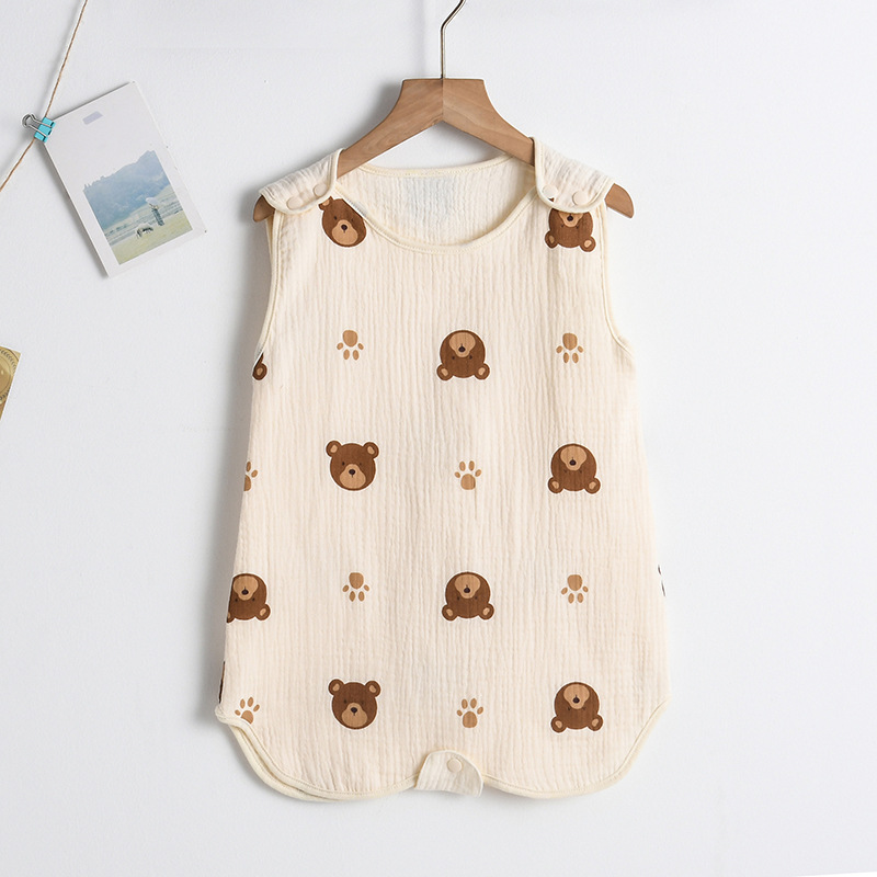 SleepBloom™ – Luchtige Musselin Zomerslaapzak – Baby Slaapcomfort Set