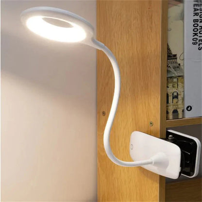 FlexiClipGlow™ – Dimbare LED Leeslamp met Klem – USB Oplaadbare Zwanenhals Lamp