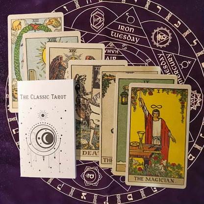 OraclePath™ – Traditionele Tarot Kaartenset – Mystieke 78-Delige Deck