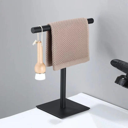 CounterTowelLuxe™ – Vrijstaand Handdoekrek voor Aanrecht – Stabiele Badkamer Handdoekhouder