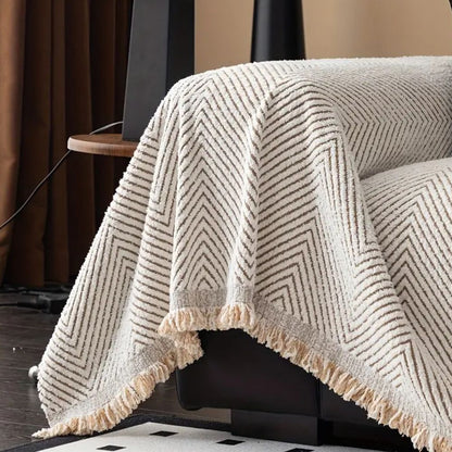 HerringSoft™ – Antislip Herringbone Bankhoes – Meubel Bescherming & Comfort