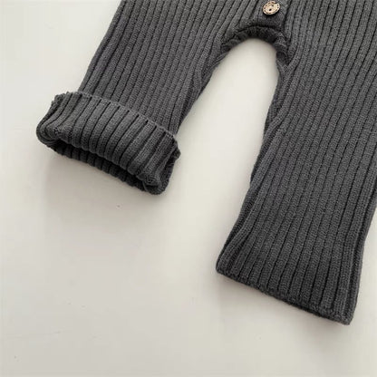 Woolberry™ – Zachte Gebreide Romper – Warme Knusheid voor Baby’s