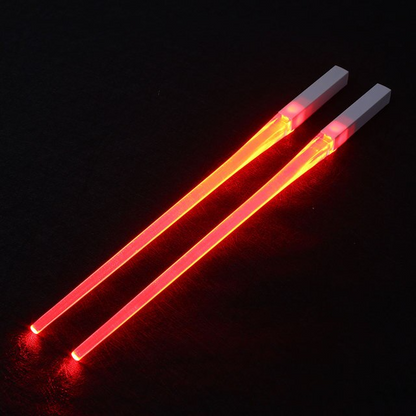 GlowBite™ – Oplaadbare LED Eetstokjes – Lichtgevend Eetplezier