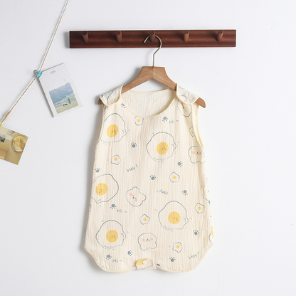 SleepBloom™ – Luchtige Musselin Zomerslaapzak – Baby Slaapcomfort Set