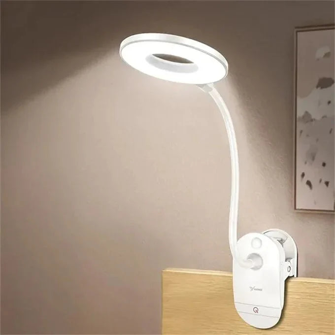 FlexiClipGlow™ – Dimbare LED Leeslamp met Klem – USB Oplaadbare Zwanenhals Lamp