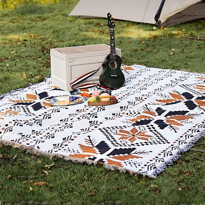 DesertVibe™ – Marokkaans Boho Picknickkleed – Bohemian buitenmat