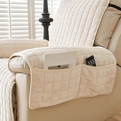 ReclineGuard™ – Antislip Microfiber Relaxfauteuil Hoes – Zachte Bescherming Met Opbergvak