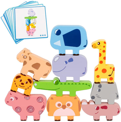 AnimalPals™ – Stapelbare houten dieren spel – Leren & Spelen