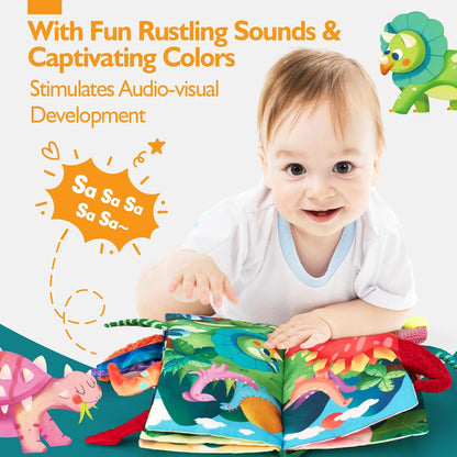 SensiTale™ – Montessori Voelboek met Hoog Contrast – Sensorisch Babyboekje