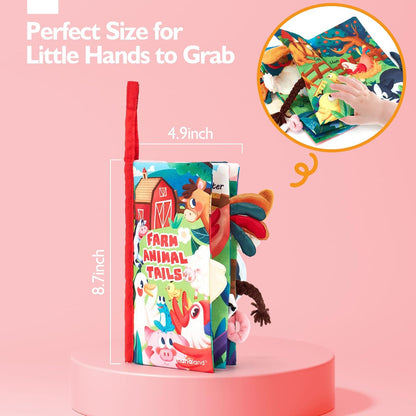 SensiTale™ – Montessori Voelboek met Hoog Contrast – Sensorisch Babyboekje