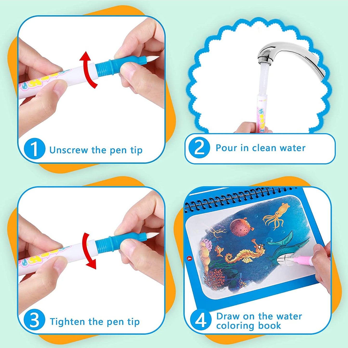 Magic Water Book™ - Tover mooie tekeningen!
