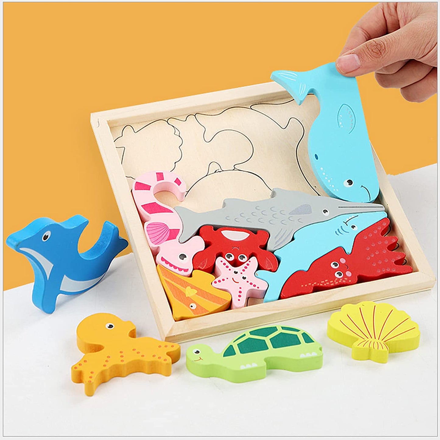 4Ever Wood PuzzelPals™ – Spelend Ontwikkelen - Houten Puzzel