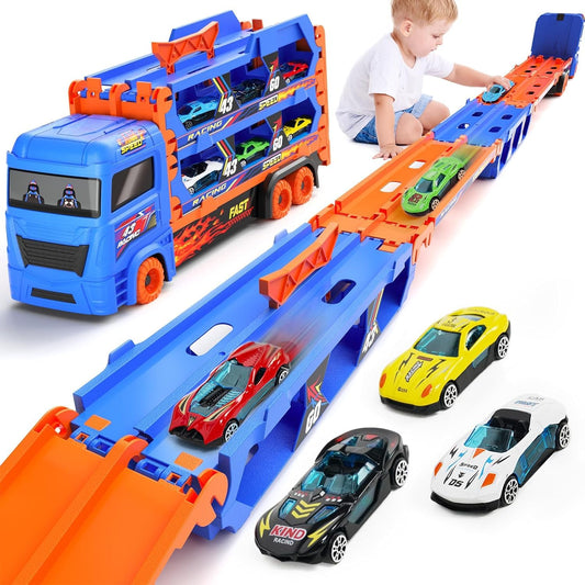 TurboHauler™ – 9-in-1 Race & Opslagplezier – Transformeerbare Speelgoedtruck
