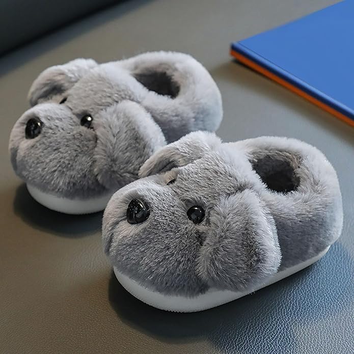 PuppySnug™ – Warme Pantoffels met Antislipzool – Kinder Winter Slofjes