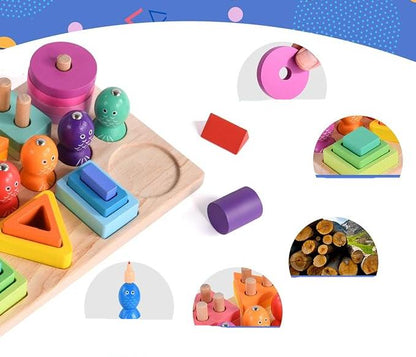 ColorCatch™ – Creatief Visspel voor Kinderen – Educatief Houten Spel