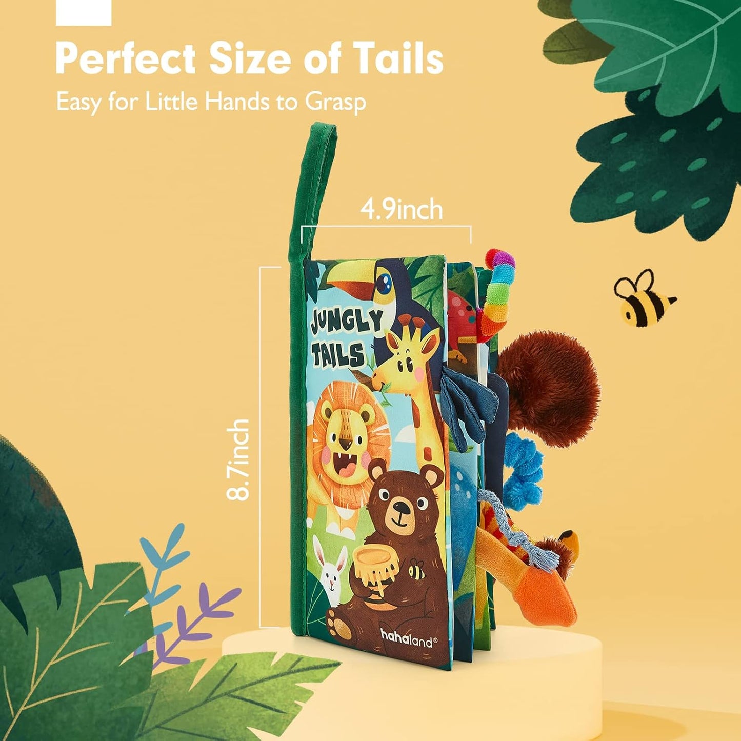 SensiTale™ – Montessori Voelboek met Hoog Contrast – Sensorisch Babyboekje