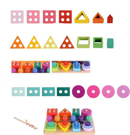 ColorCatch™ – Creatief Visspel voor Kinderen – Educatief Houten Spel