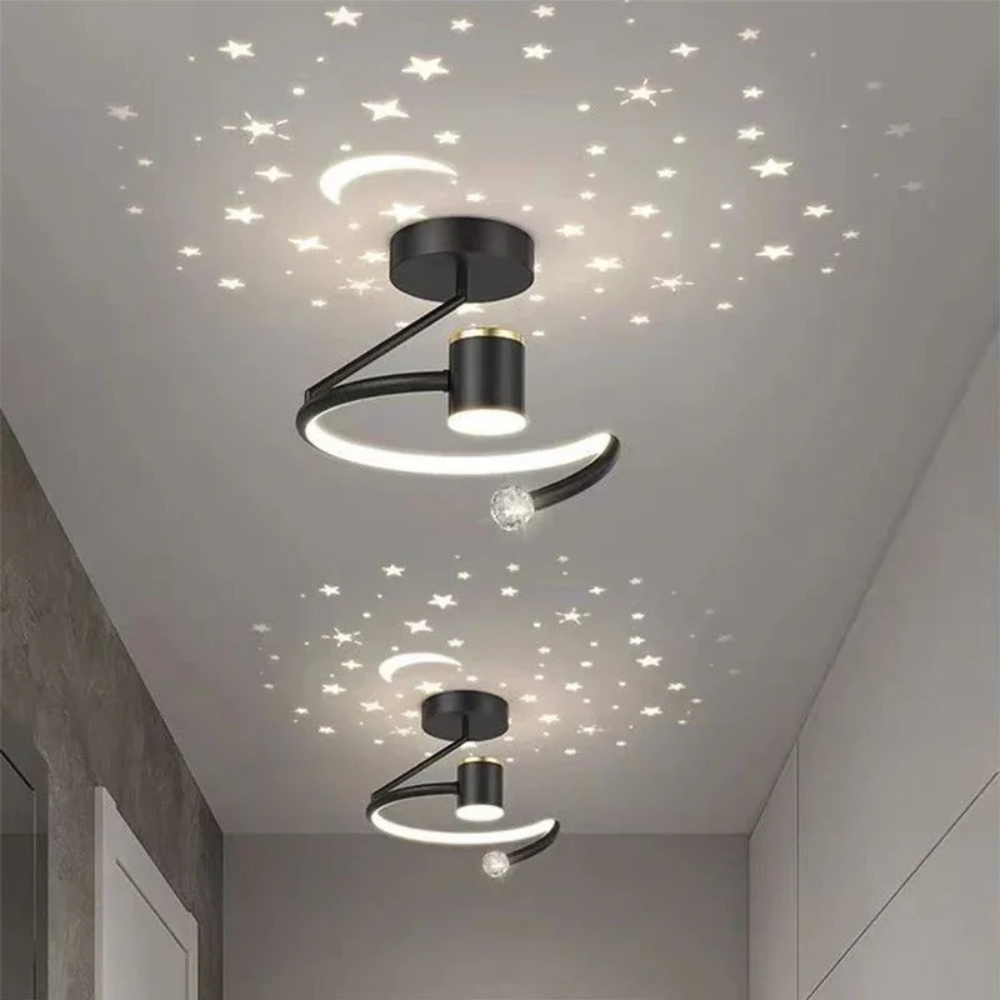 SterrenRust™ – Plafondlamp met Sterrenhemelprojectie – Rustgevende Kinderkamer Verlichting