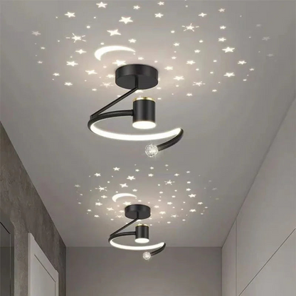 SterrenRust™ – Plafondlamp met Sterrenhemelprojectie – Rustgevende Kinderkamer Verlichting