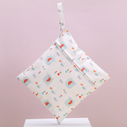 DryZip™ – Waterdichte Windeltas met Rits – Praktische Stroller Wetbag