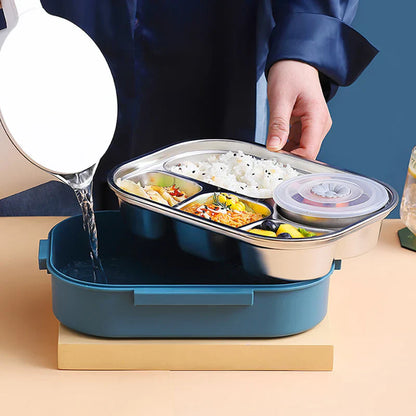 ThermoBox™ – Geïsoleerde Lunchbox – Lekvrije RVS Maaltijdbox