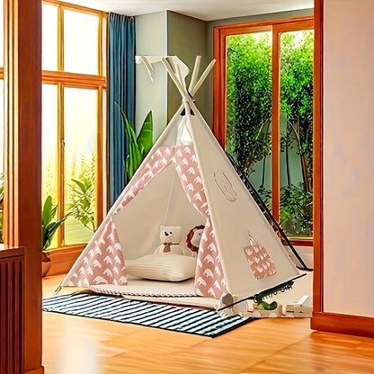 CosyCamp™ – Speelse Kinder Tipi Tent – Comfortabel Binnen & Buiten Plezier