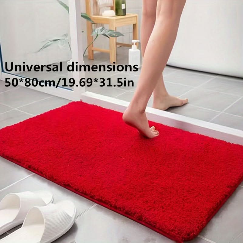 AquaSoftStripe™ – Dikke Absorberende Badmat – Antislip Badkamer Comfort