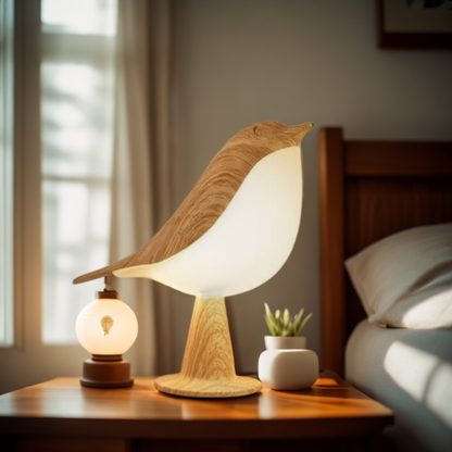 ZangGloed™ – Touch Nachtlamp met Aromadiffuser – Rustgevend Vogel Lampje