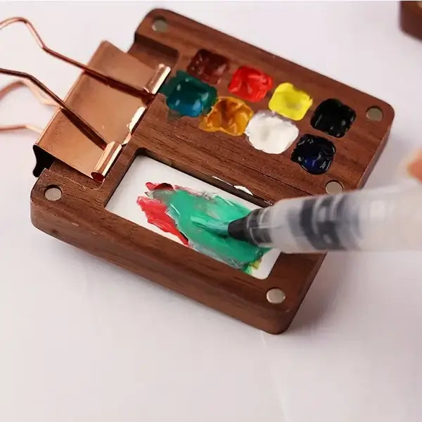 PocketPalette™ – Jouw artistieke reisgenoot – Mini mobiele verfset