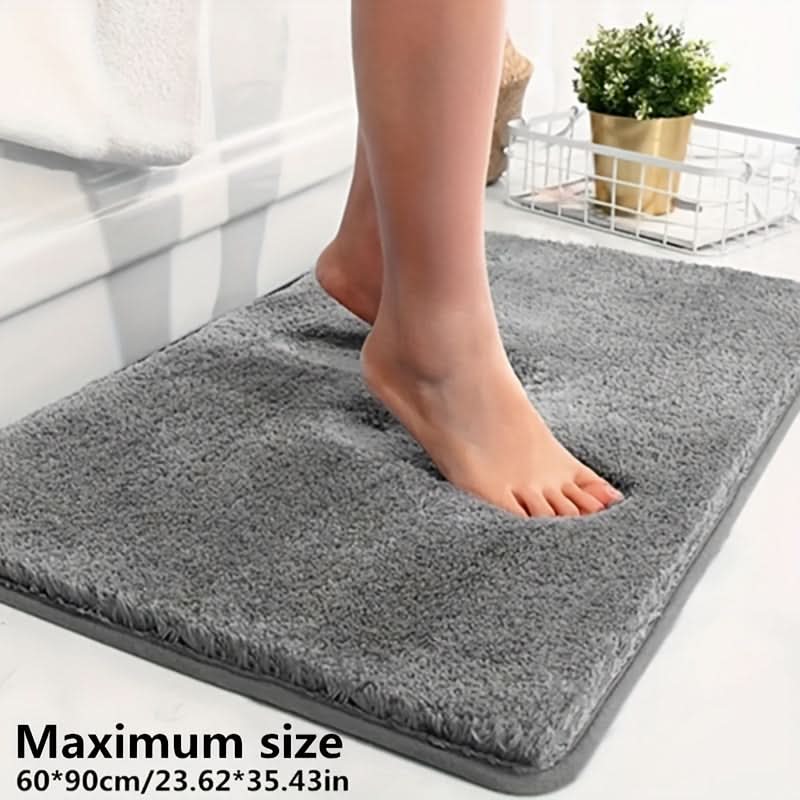 AquaSoftStripe™ – Dikke Absorberende Badmat – Antislip Badkamer Comfort