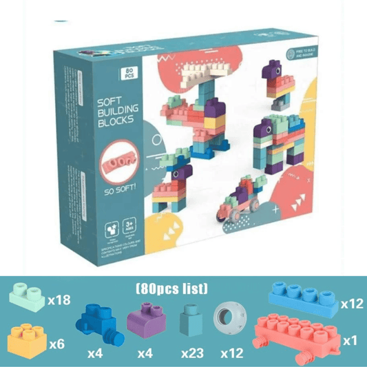 Soft Building Blocks™ -  Veilige zachte blokken voor eindeloos speelplezier