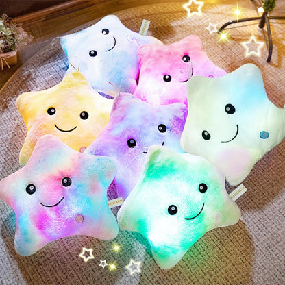 StarSnuggle™ – Lichtgevend LED Sterkussen – Magisch Nachtlamp Knuffelkussen