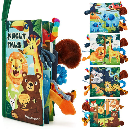 SensiTale™ – Montessori Voelboek met Hoog Contrast – Sensorisch Babyboekje