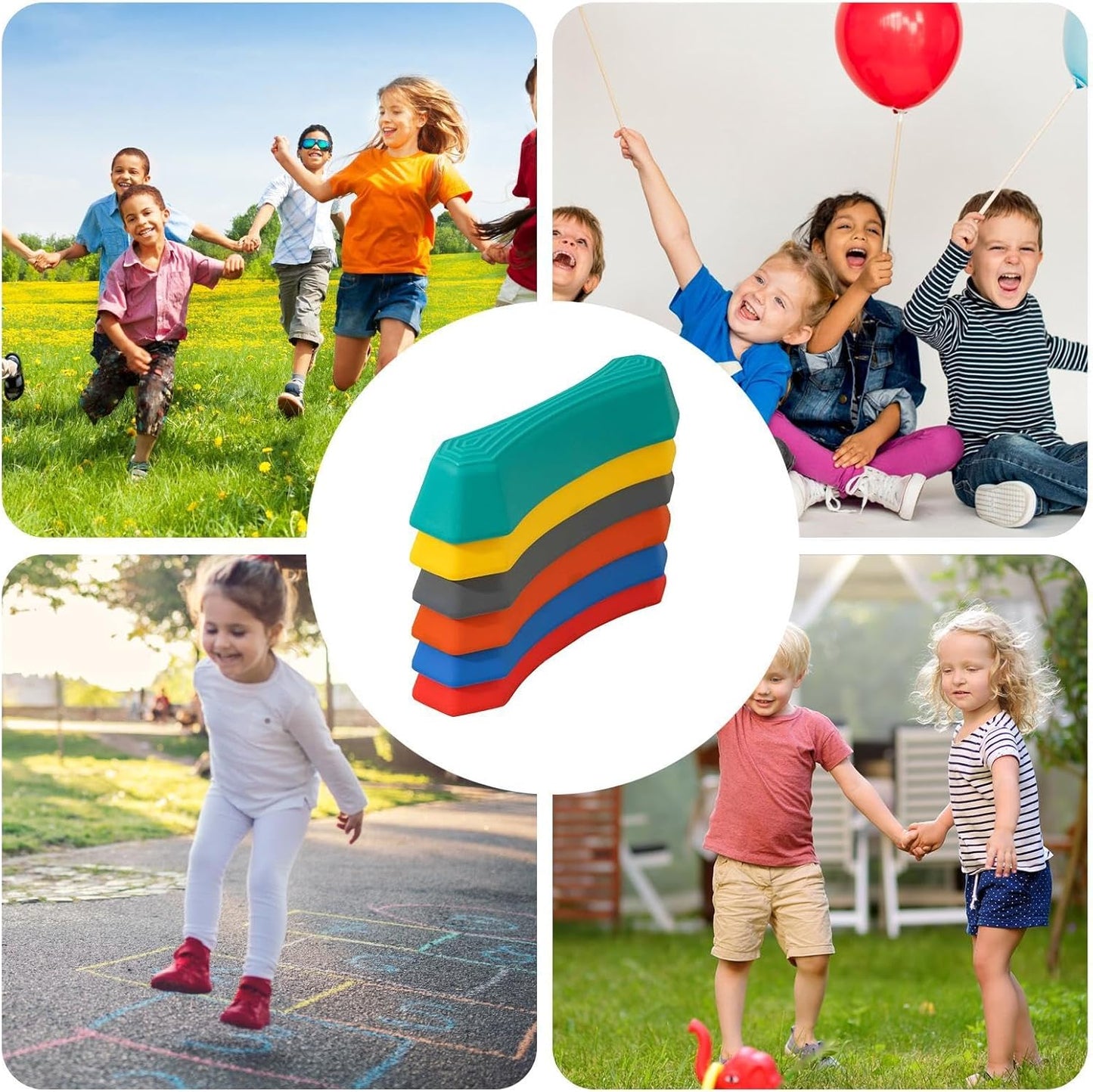 Step'nPlay™ – Balansstenen voor kinderen – Motoriek en fantasierijk spelen