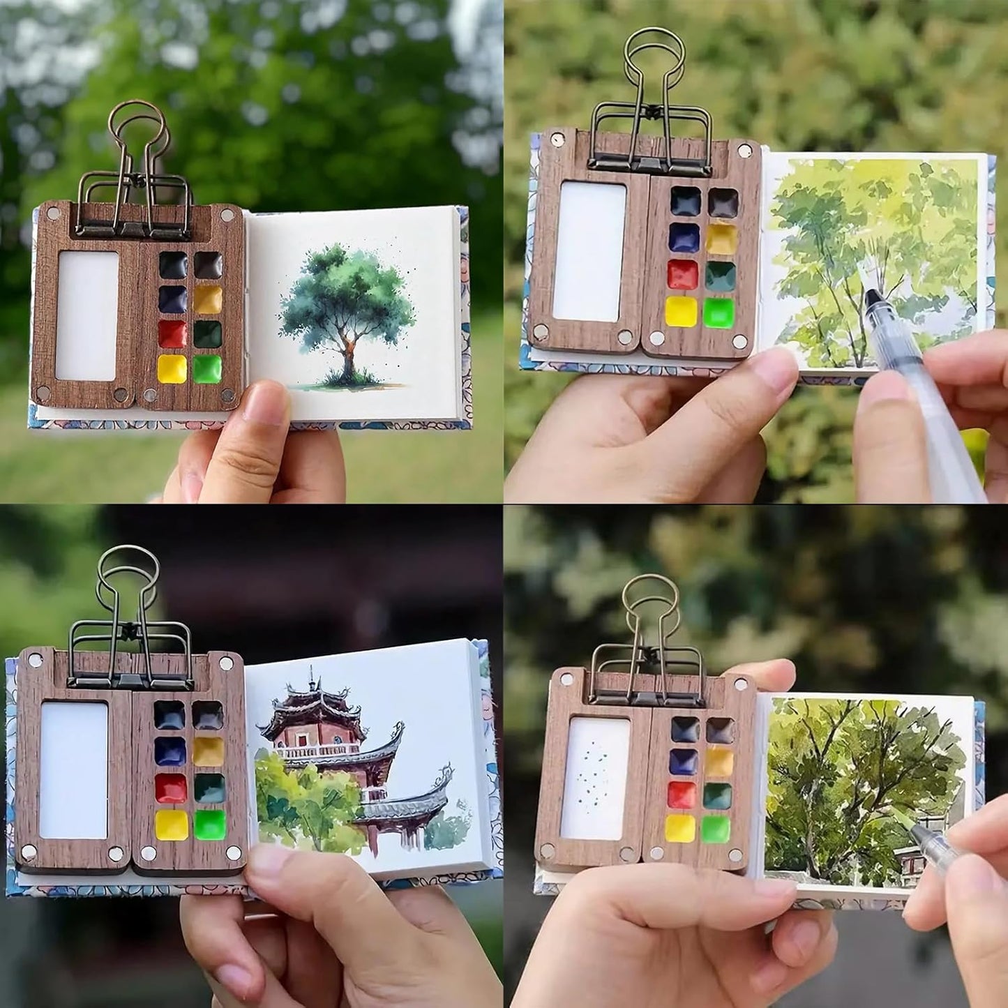 PocketPalette™ – Jouw artistieke reisgenoot – Mini mobiele verfset