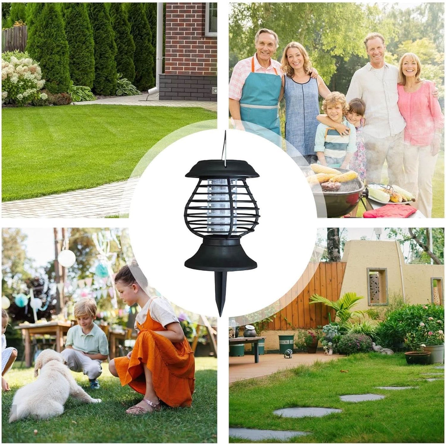 BugGlowSolar™ – Solar LED Muggenslamp Buiten – Insectvrij Zomer Avondlicht