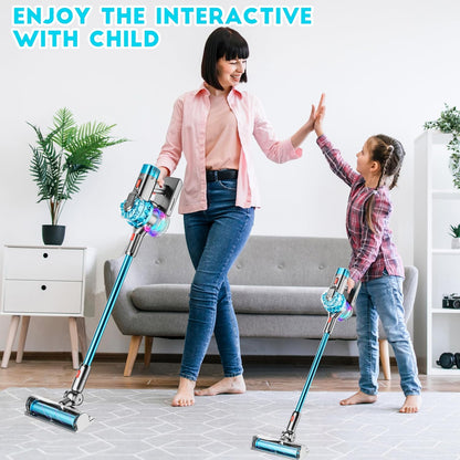 CleanWhizz™ – Realistische Speelgoedstofzuiger met Licht & Geluid – 4-in-1 Schoonmaakplezier