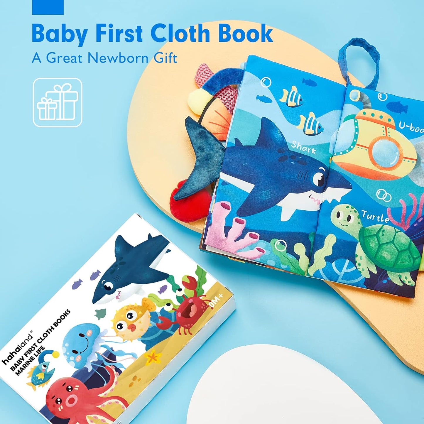 SensiTale™ – Montessori Voelboek met Hoog Contrast – Sensorisch Babyboekje