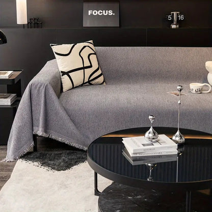 MinimalChenille™ – Waterafstotende Minimalistische Bankcover – Moderne Pet-Friendly Bescherming
