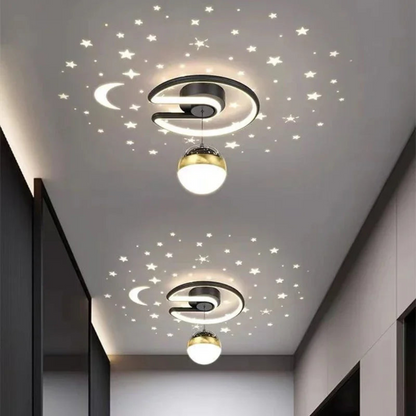 SterrenRust™ – Plafondlamp met Sterrenhemelprojectie – Rustgevende Kinderkamer Verlichting