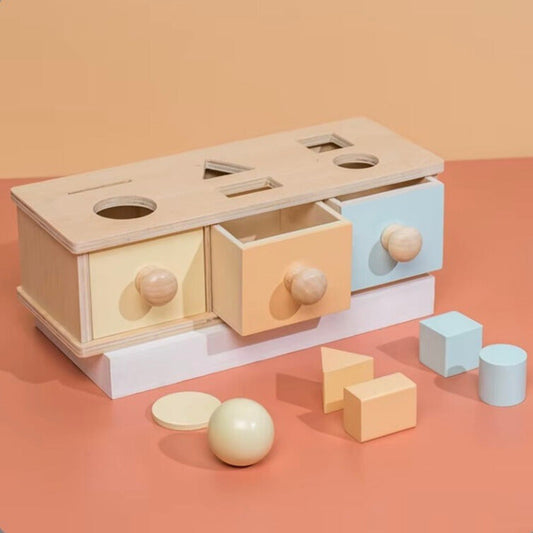 PeekBox™ – Montessori Object Permanentie Box – Ontdekkend Leren voor Peuters