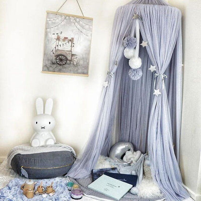 DreamDome™ – Ronde Hemel voor Babybed – Sfeervolle Beddecoratie