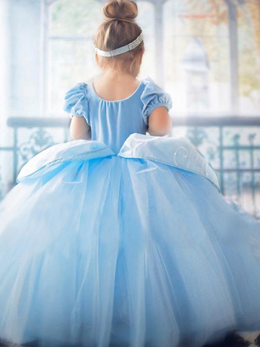 GlimmerElla™ – Zachte Sprookjesjurk met Stretch – Meisjes Prinses Jurk