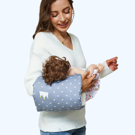 NurseNest™ – Zacht Borstvoeding Armkussen – Comfortabele Voedingsondersteuning Baby