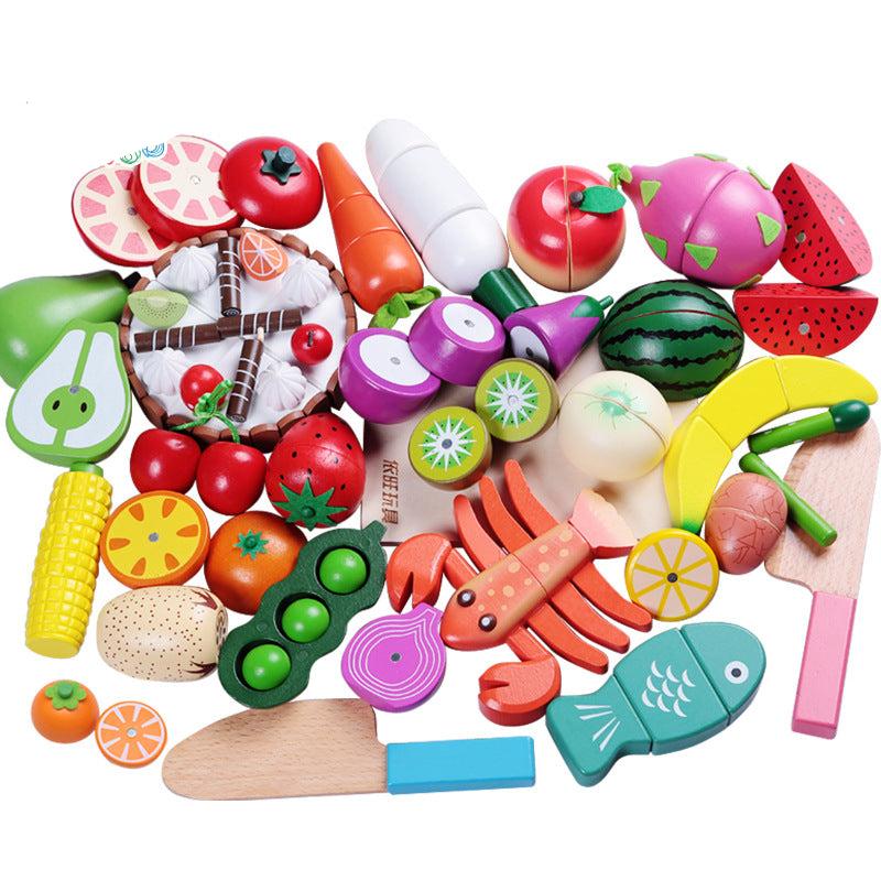 Slice & Play™ – Houten snijset voor kleine chefs - Hout speelgoed