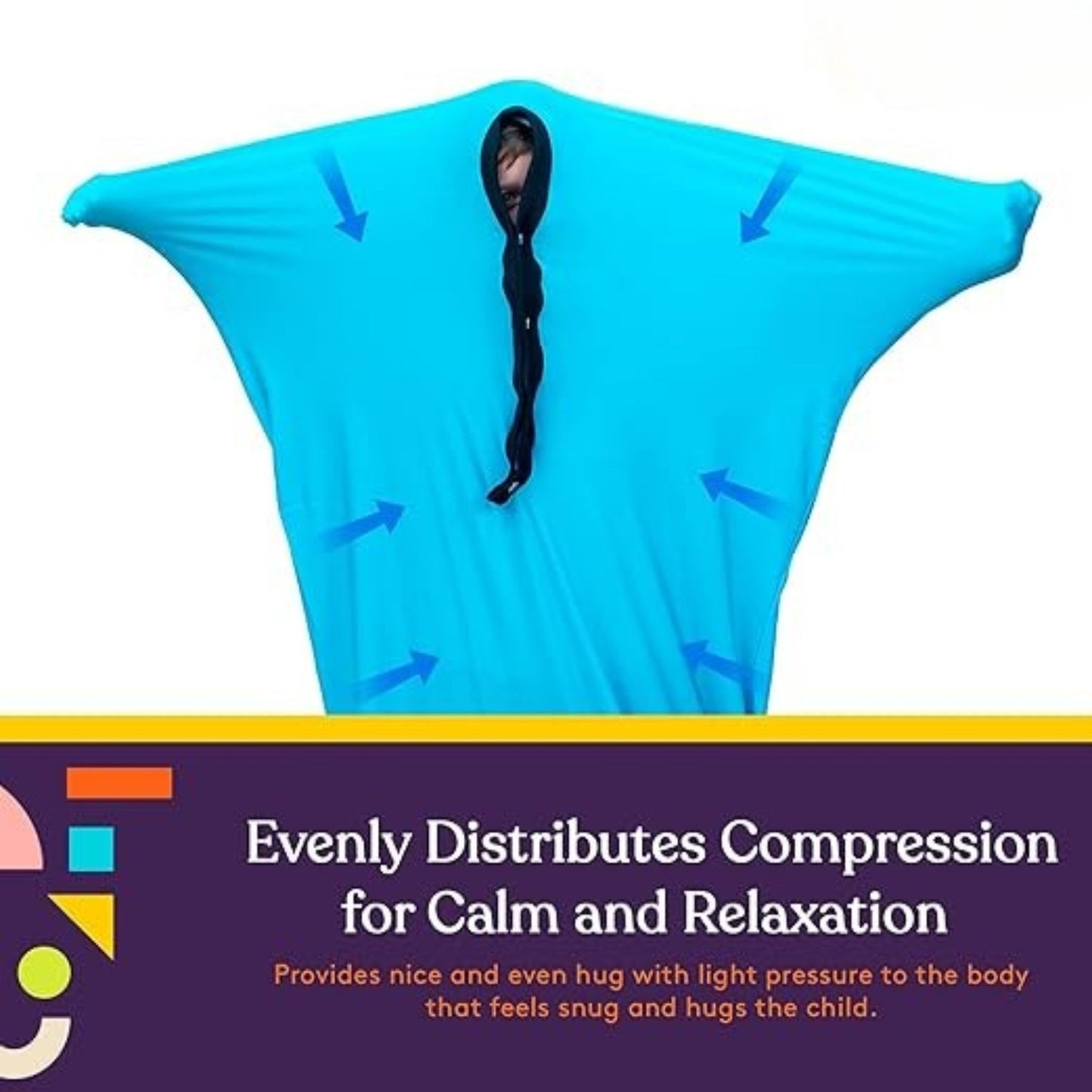 StretchNest™ – Kalmerende Sensorische Lichaamssok – Ontspanning Zelfregulatie