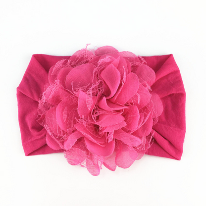 BloomBand™ – Zacht Elastisch Haarbandje met Bloem – Baby Accessoire Set