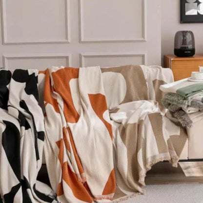 ChenilleChic™ – Dubbelzijdige Boho Bankcover – Luxe Warmte & Bescherming
